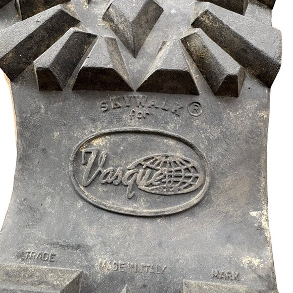 Vasque Gore Tex Hiking Boots Mens 7 Made In Italy Vintage Trail Suede - Picture 13 of 13